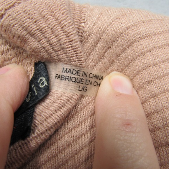 Alice + Olivia Sweater Dress Large Hana Womens Sleeveless Mock Neck Midi Pink - Picture 8 of 15